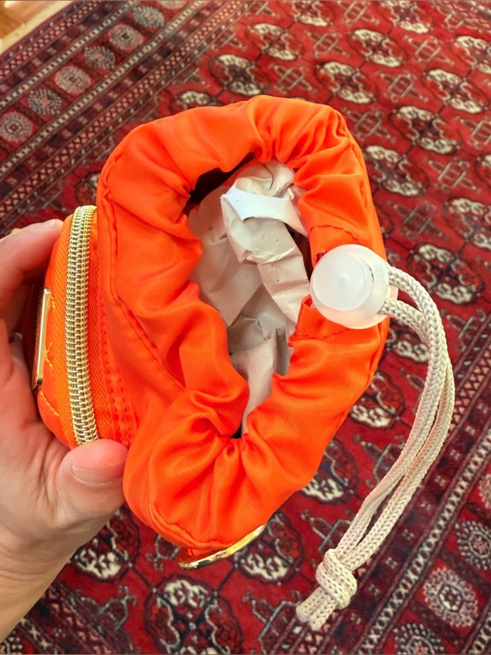 Disney Epcot Lug Orange Bird Crossbody Water Bottle Pouch - Picture 5 of 12